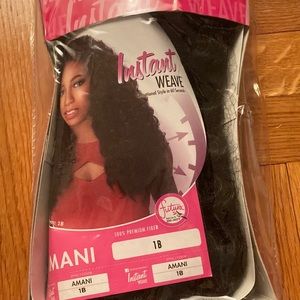 Sensationnel Instant Weave Half wig Instant weave AMANI (1B)